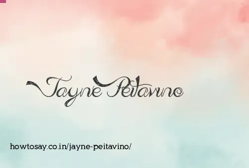 Jayne Peitavino
