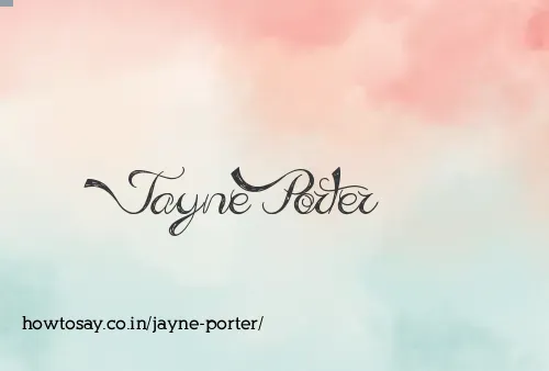 Jayne Porter