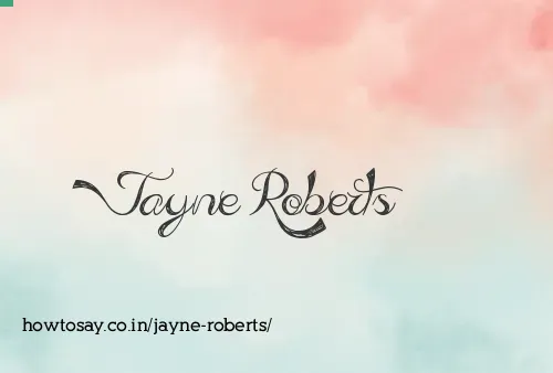 Jayne Roberts
