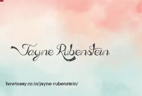 Jayne Rubenstein