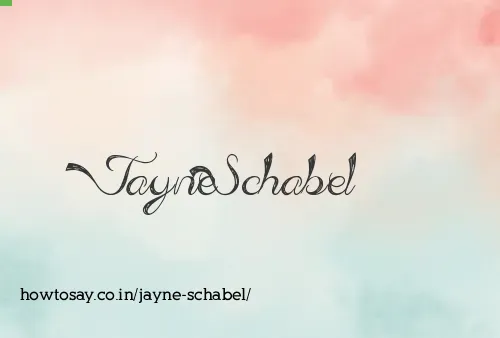 Jayne Schabel