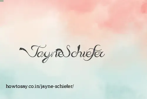 Jayne Schiefer
