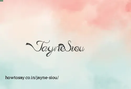 Jayne Siou