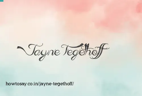 Jayne Tegethoff