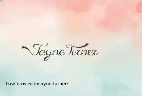 Jayne Turner