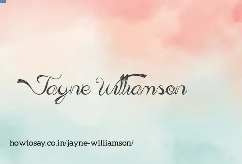 Jayne Williamson