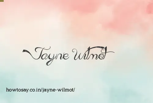 Jayne Wilmot