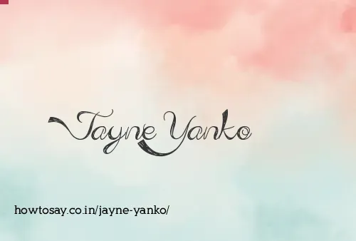 Jayne Yanko