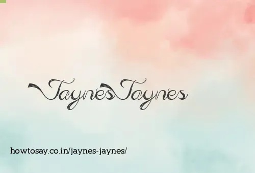 Jaynes Jaynes