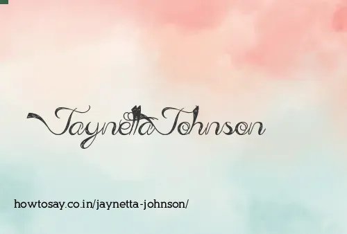Jaynetta Johnson