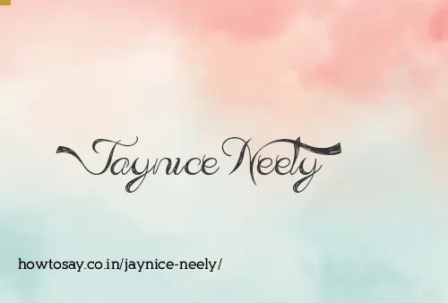 Jaynice Neely