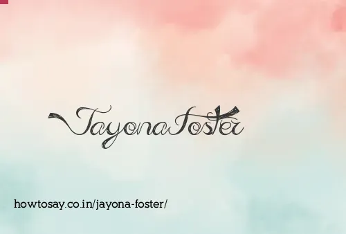 Jayona Foster
