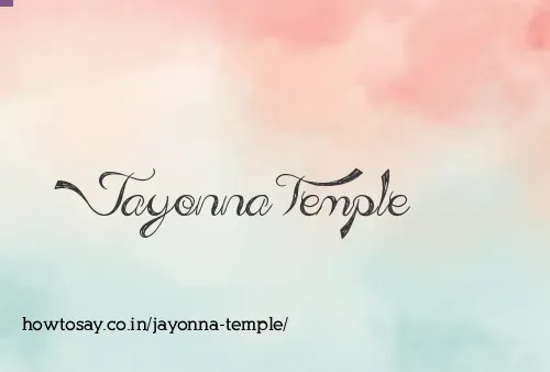 Jayonna Temple