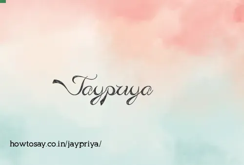 Jaypriya