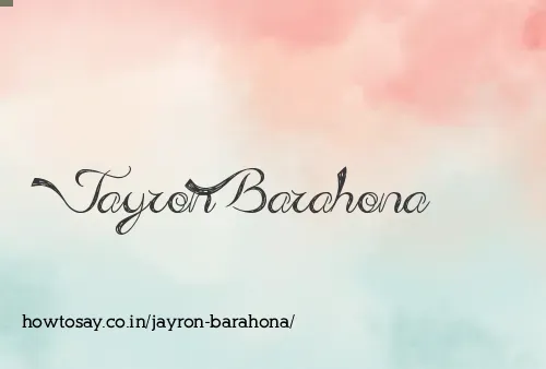 Jayron Barahona