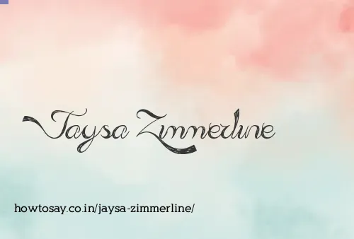 Jaysa Zimmerline