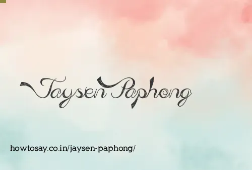 Jaysen Paphong