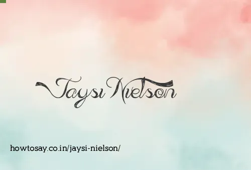 Jaysi Nielson