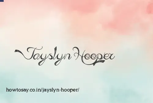 Jayslyn Hooper