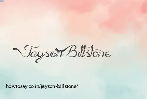 Jayson Billstone
