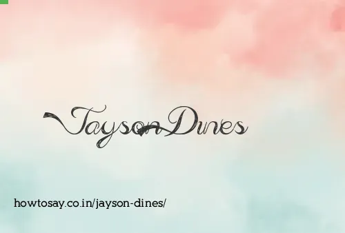 Jayson Dines