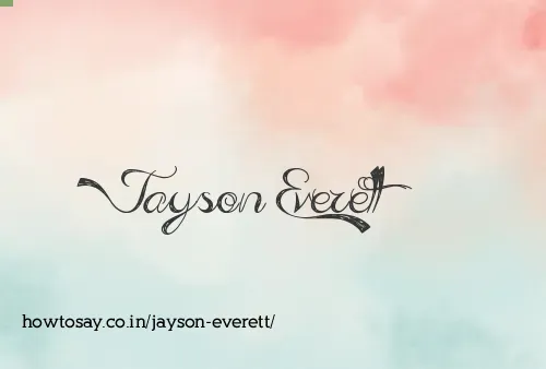 Jayson Everett
