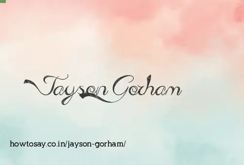 Jayson Gorham