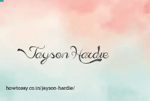 Jayson Hardie
