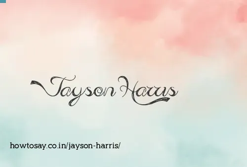 Jayson Harris