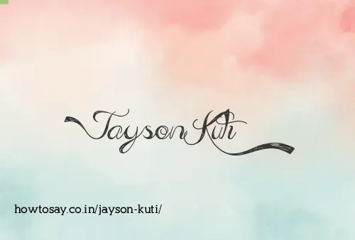 Jayson Kuti