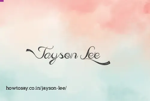 Jayson Lee