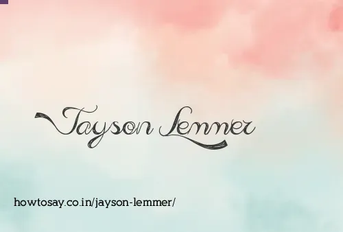 Jayson Lemmer