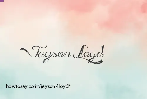 Jayson Lloyd