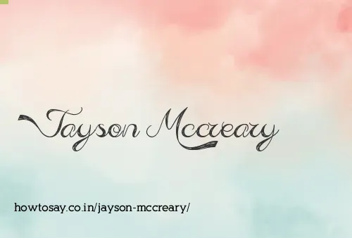 Jayson Mccreary