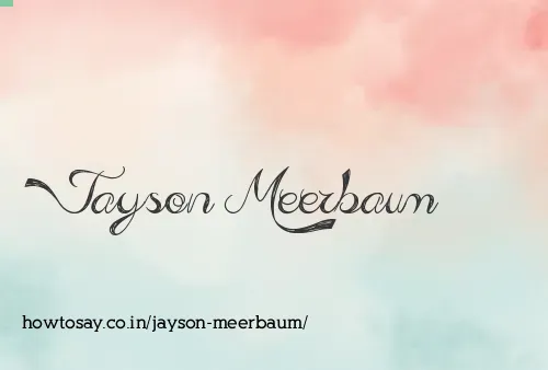 Jayson Meerbaum