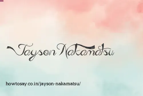 Jayson Nakamatsu