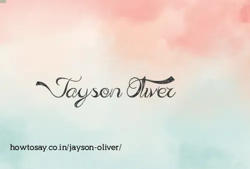 Jayson Oliver