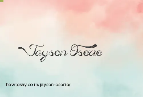 Jayson Osorio