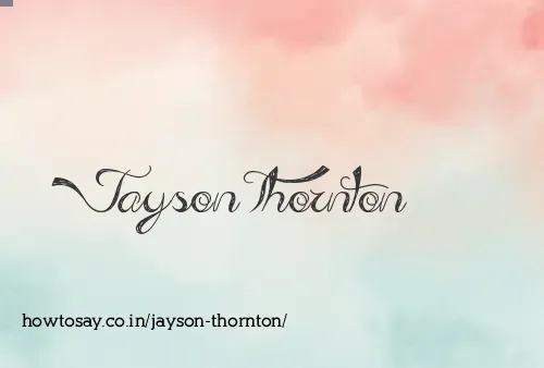 Jayson Thornton