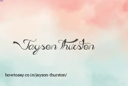 Jayson Thurston