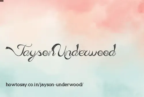 Jayson Underwood