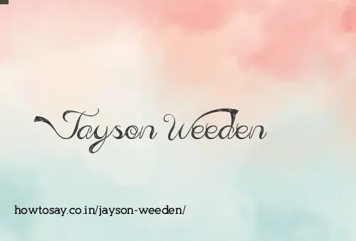 Jayson Weeden