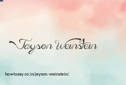 Jayson Weinstein