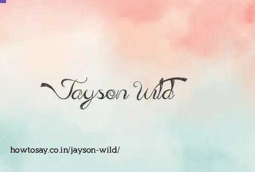 Jayson Wild