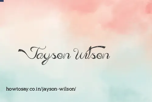 Jayson Wilson