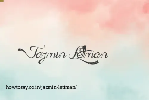 Jazmin Lettman