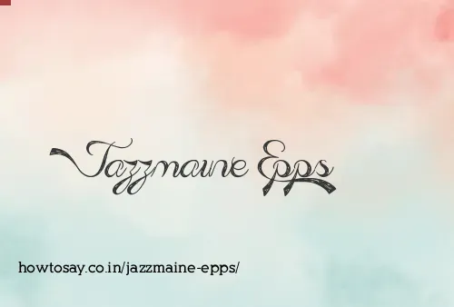 Jazzmaine Epps