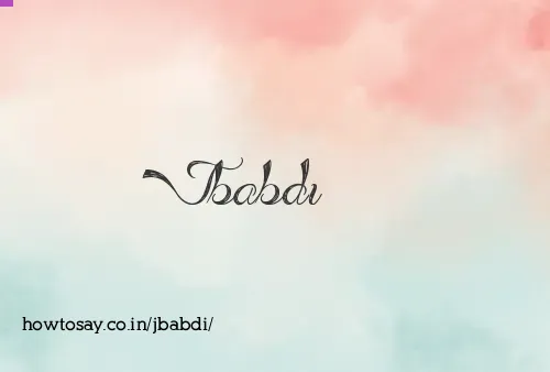 Jbabdi