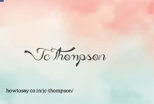 Jc Thompson