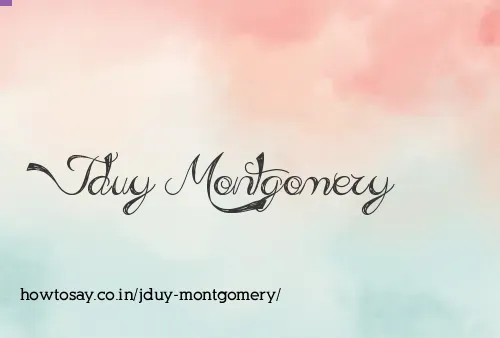Jduy Montgomery